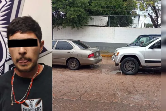 Detienen a agresivo conductor después de protagonizar un choque