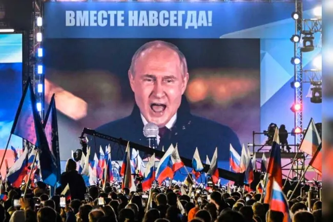 La victoria será nuestra, bienvenidos a casa: Putin