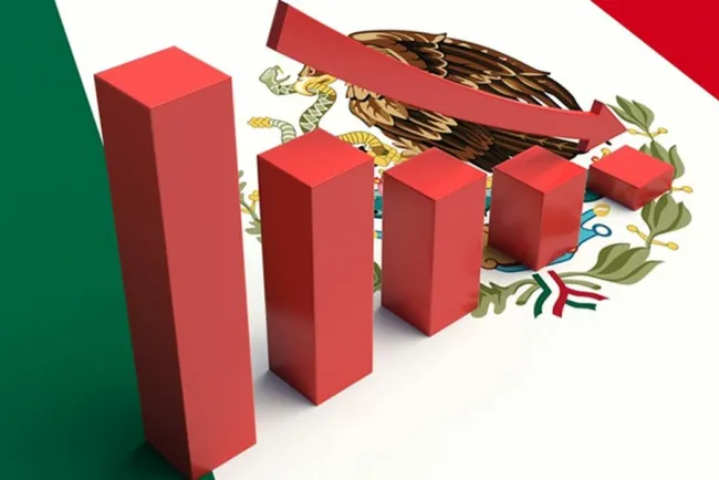 Prevén disminución del crecimiento económico de México