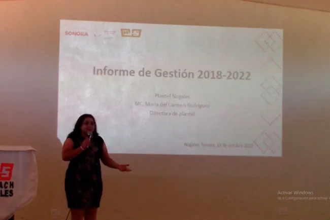 Destaca directora del Cobach I actividades en su último informe