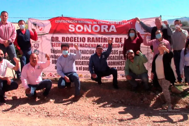 Trabajador de Cecytes Nogales se suman a paro nacional
