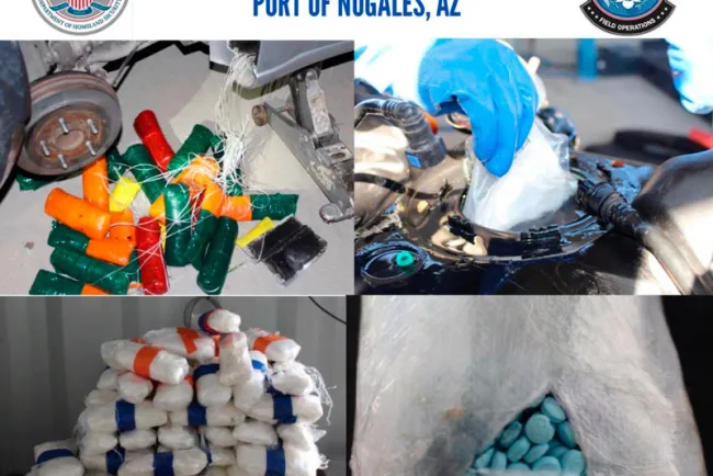 Incautan droga en garitas fronterizas