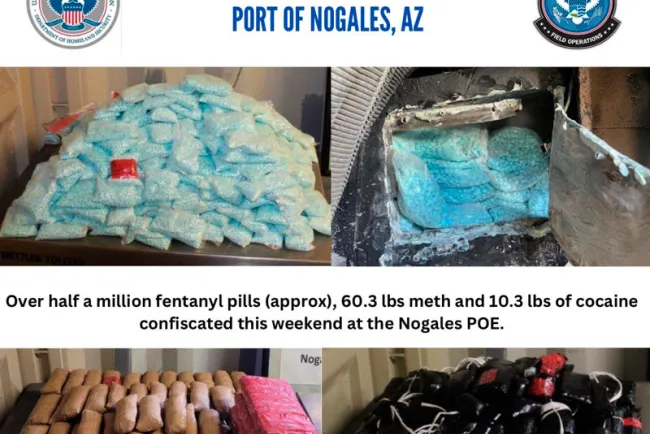 Decomisan cargas de fentanilo