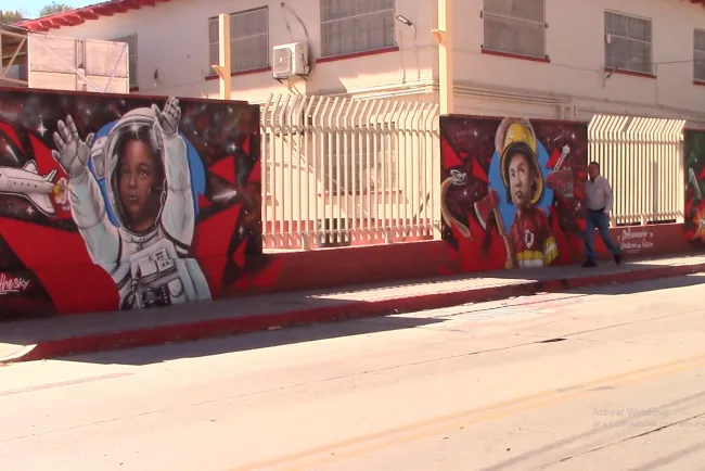 Inspiran murales a estudiantes de primaria