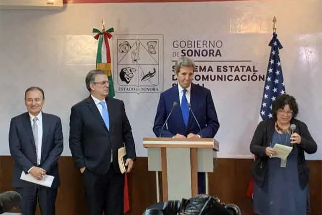 John Kerry y AMLO se reúnen en Hermosillo