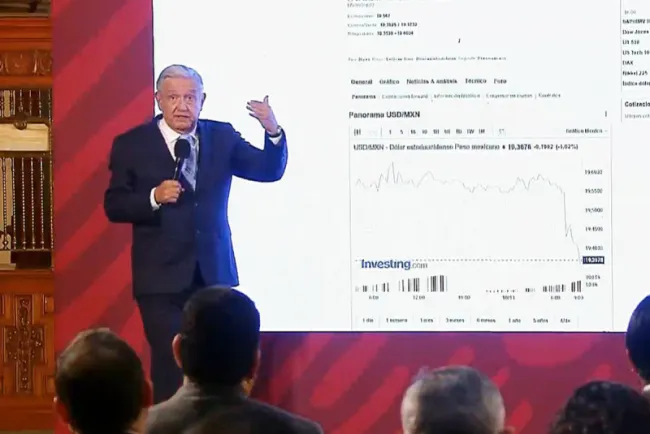 Espero terminar el gobierno sin devaluación: AMLO