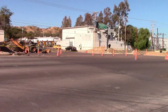 Cierran por reparaciones cruce de parque industrial San Ramón