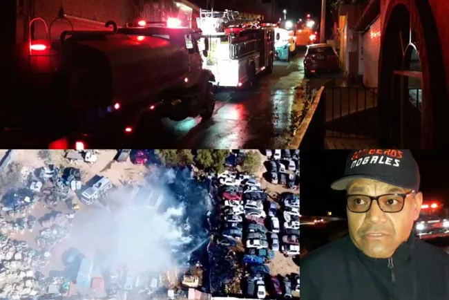 Atienden bomberos de Nogales dos incendios de gran magnitud