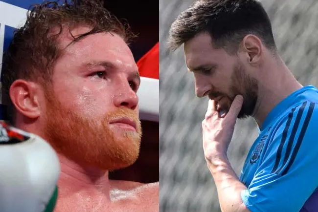 Reta ‘Canelo’ a Messi tras patear playera del Tri