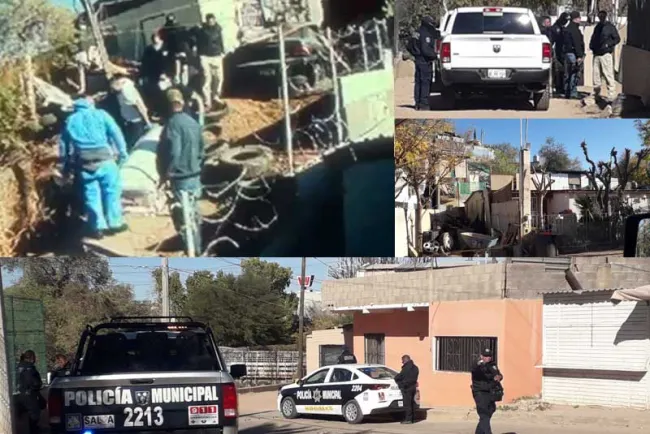 Exhuman cuerpo de mujer enterrada en una vivienda
