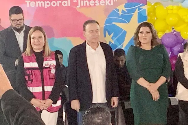 Gobernador reinaugura hogar temporal Jineseki
