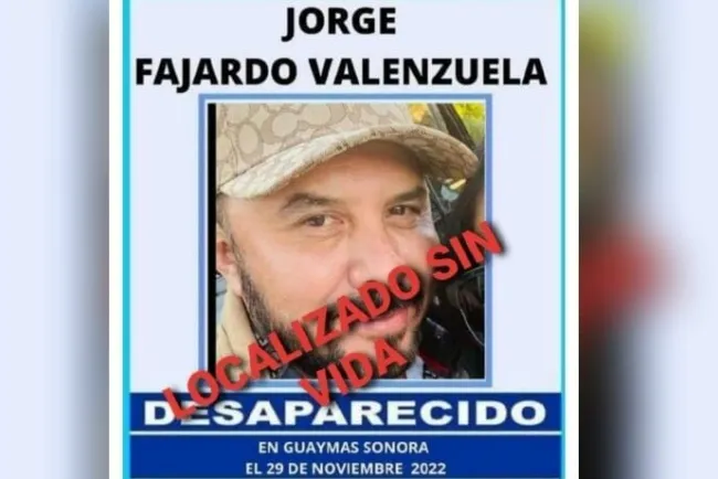 Hallan muerto a empresario guaymense que había sido “levantado”