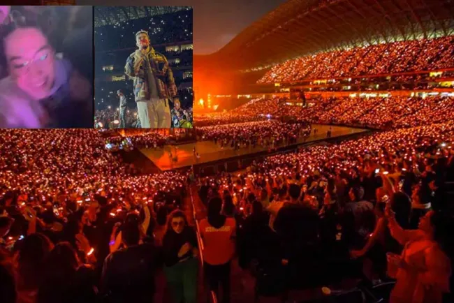 "No vale los 10 mil pesos que pagué"; decepciona a fan concierto de Bad Bunny