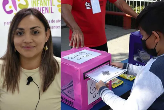 Promueve INE participación de la niñez en temas electorales