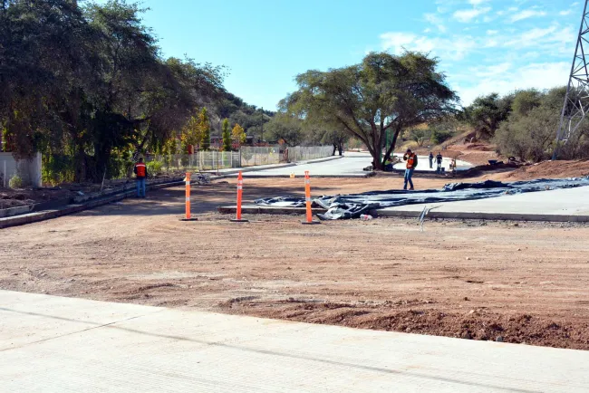 Avanza pavimentación en avenida Hidalgo