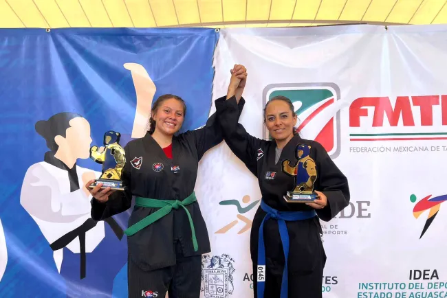 Destacan heptatletas en competencia nacional de Tae Kwon Do