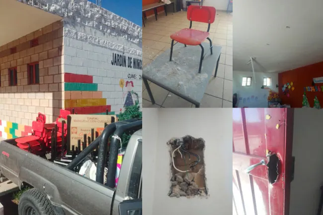 Atracan de nueva cuenta kínder en El Represo