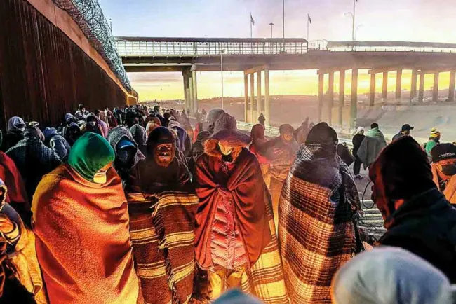 Amenaza frío a migrantes