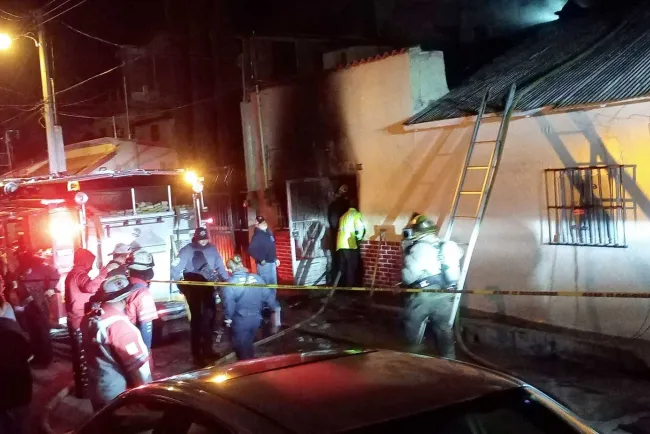 Muere calcinado adulto mayor en incendio de vivienda