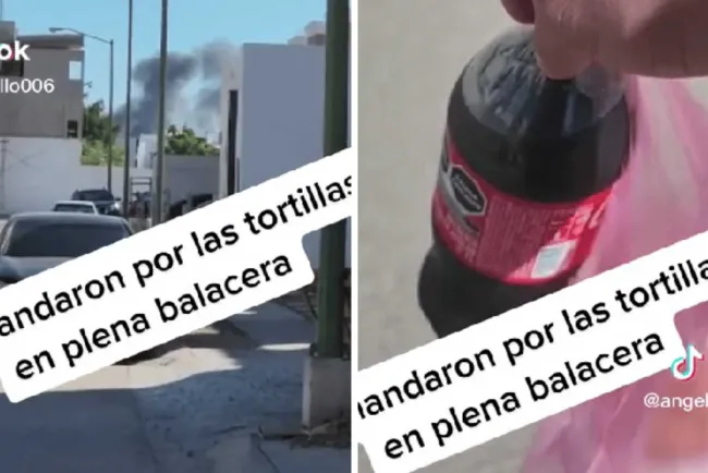 Lo mandan por las tortillas en pleno "Culiacanazo"; video se hace viral