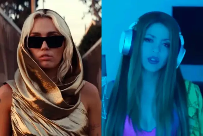 Desplaza 'Flowers' de Miley Cyrus a Shakira y a Bizarrap en canción más escuchada