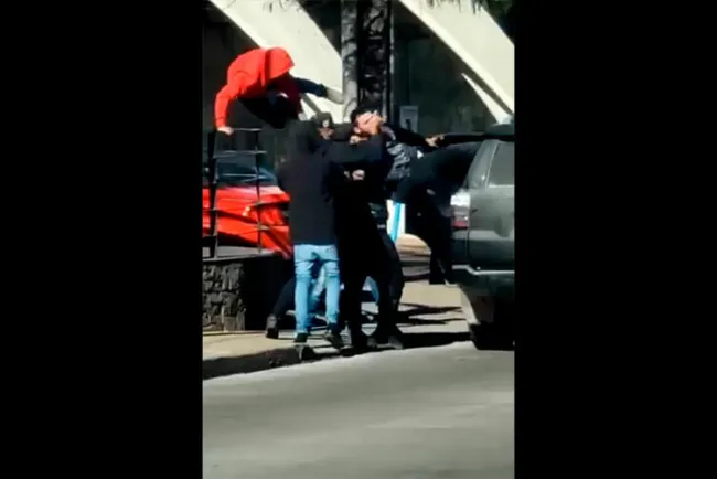 Captan “levantón” en pleno centro de Nogales