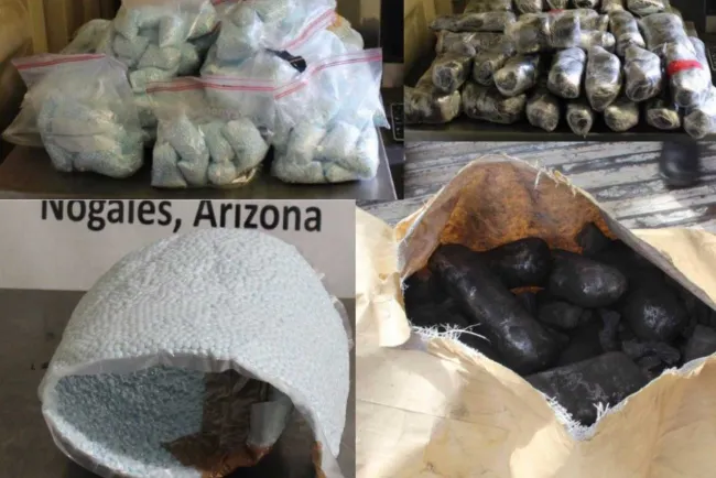 Decomisan más de 800 mil pastillas de fentanilo en AZ