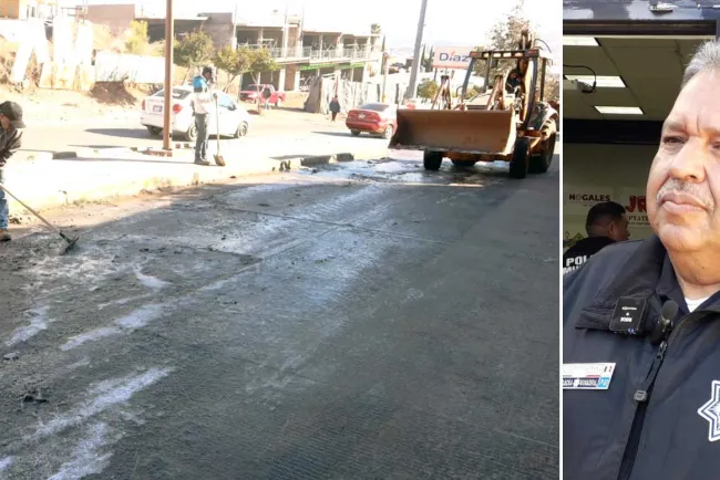 Pide Tránsito Municipal precaución en calles congeladas