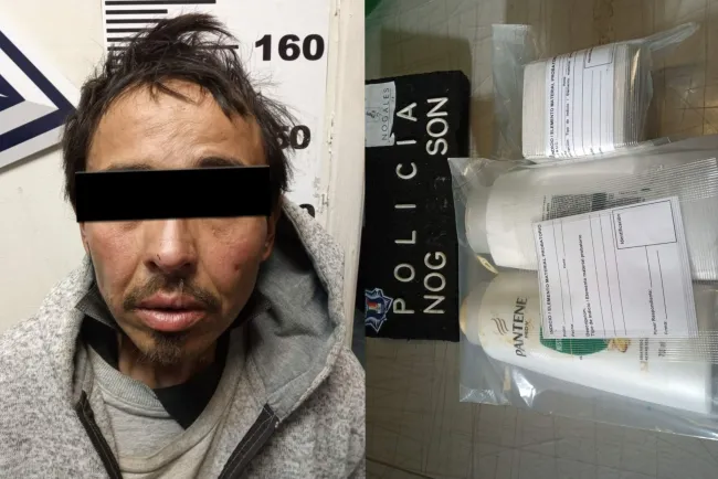 Quería bañarse y roba shampoo de farmacia