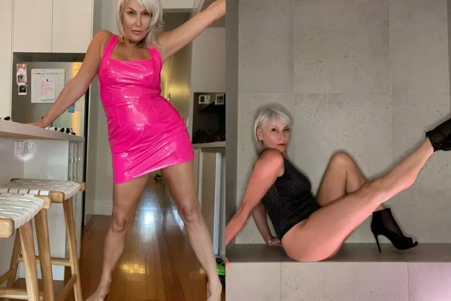 Sin poder pagar la renta abuelita abre OnlyFans