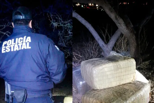 Incautan paquetes de “hierba mala”