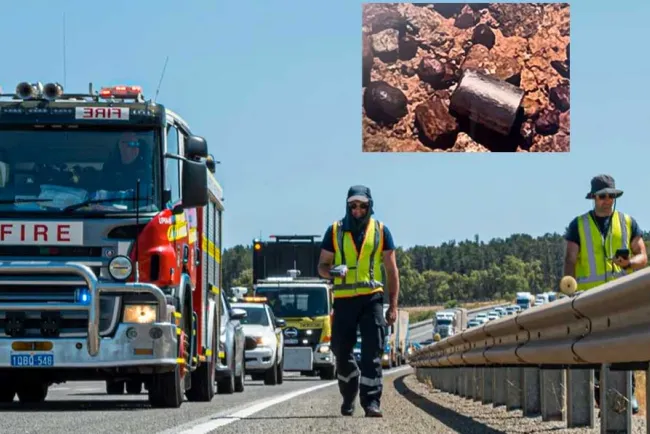 Aparece en una carretera cápsula radiactiva desaparecida en Australia