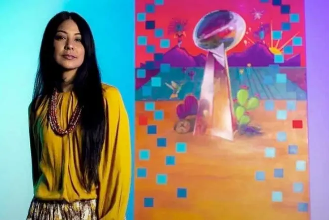 Pide la NFL pintar mural del Super Bowl a Lucila Hinojos