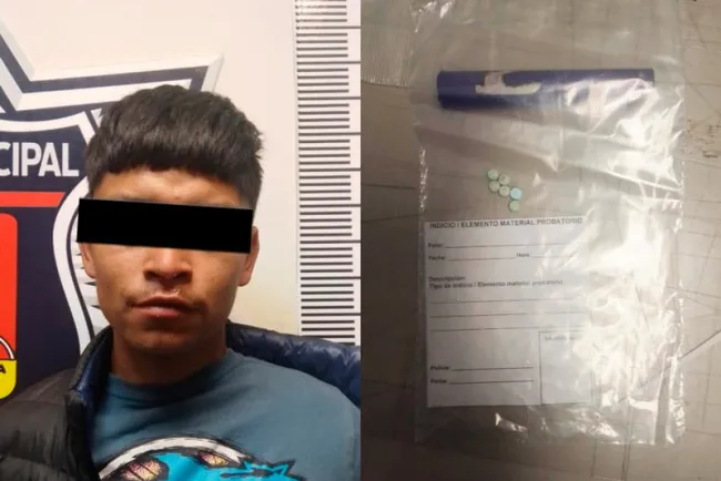 Detenido con fentanilo al tirar basura en plena calle