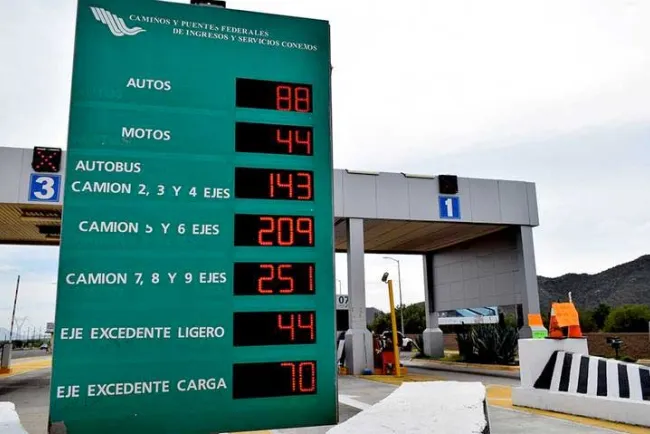 Incremento en casetas de cobro de Capufe no deberá exceder 7.8 por ciento