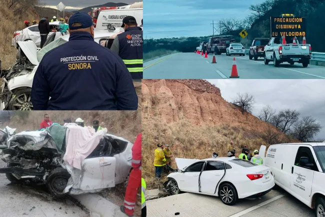 Mueren cinco en accidente carretero; entre ellos una menor