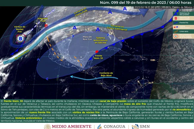 Incrementan lluvias para esta semana
