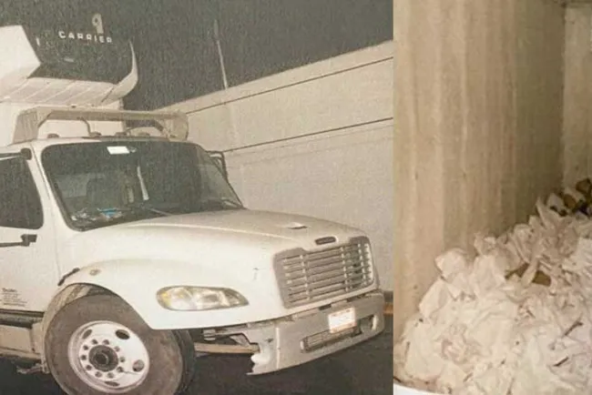 Detienen a trailer con pastillas de fentanilo en Querobabi