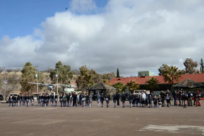 Realizan demostración de escoltas en la 45 Zona Militar