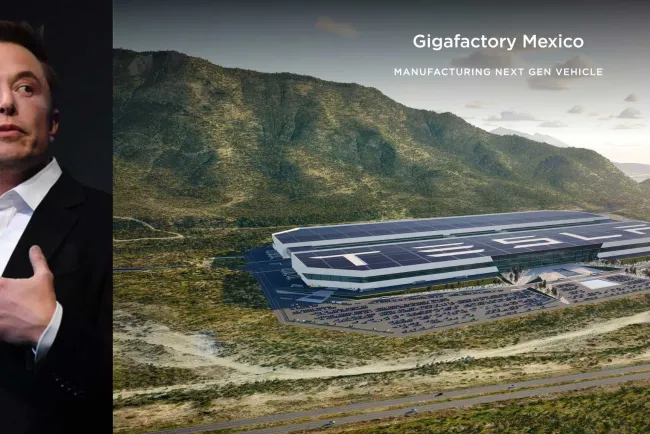 Presenta Elon Musk diseño de gigafábrica de Tesla en Nuevo León