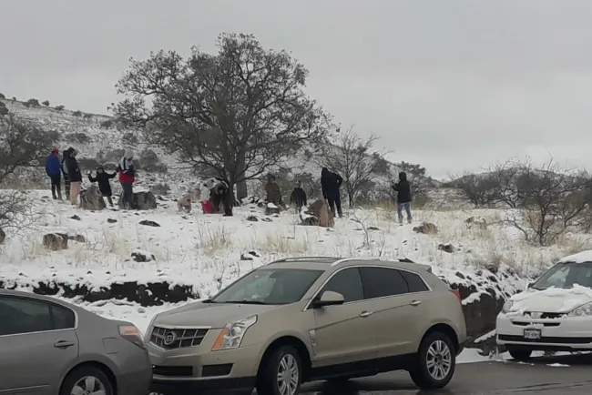 Reportan autoridades saldo blanco durante nevada