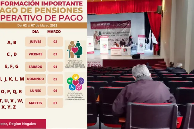 Arranca pago de pensiones del Bienestar