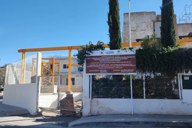 Registra avance obra de desarenador y rebombeo Estadio