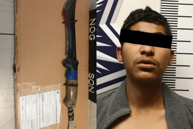 Intenta limpiavidrios acuchillar a policías