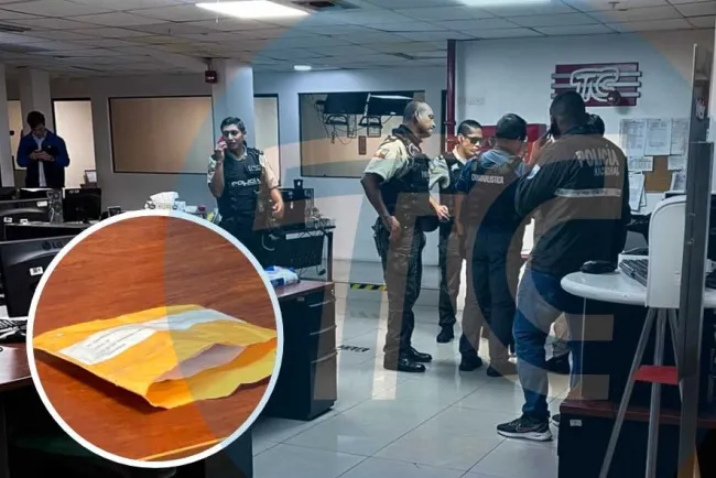 Estalla artefacto en USB que recibió periodista en Ecuador