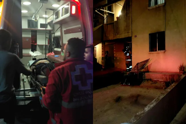 Salvan agentes policiacos a mujeres de incendio