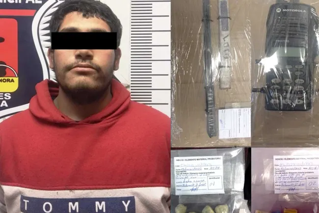 Detienen a presunto vendedor de droga