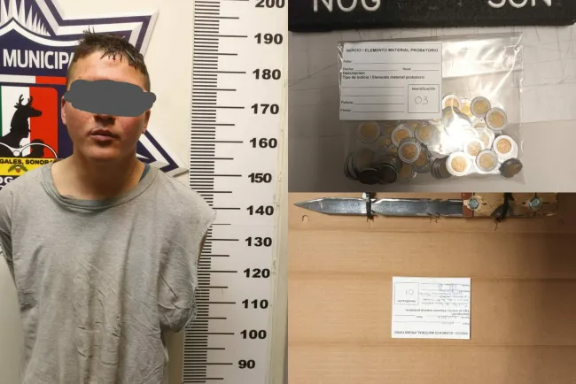 Cae asaltante en pleno robo