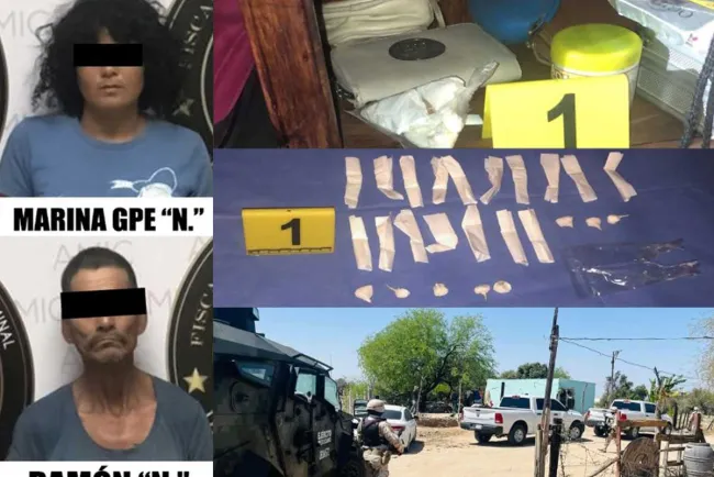 Rescatan a dos menores en cateo; además encuentran narcóticos en Hermosillo