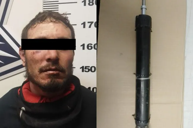 Detienen padre e hijo a ladrón